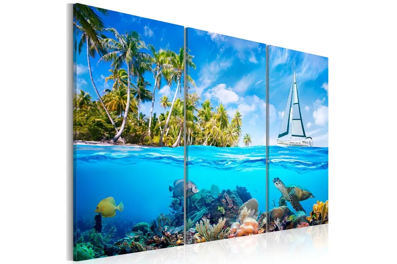 Tavla Sunny holidays 90x60 - Artgeist sp. z o. o. — Artgeist sp. z o. o.
