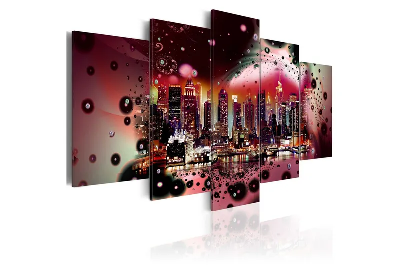 Tavla The Colours Of New York 100x50 - Artgeist sp. z o. o. — Artgeist sp. z o. o.