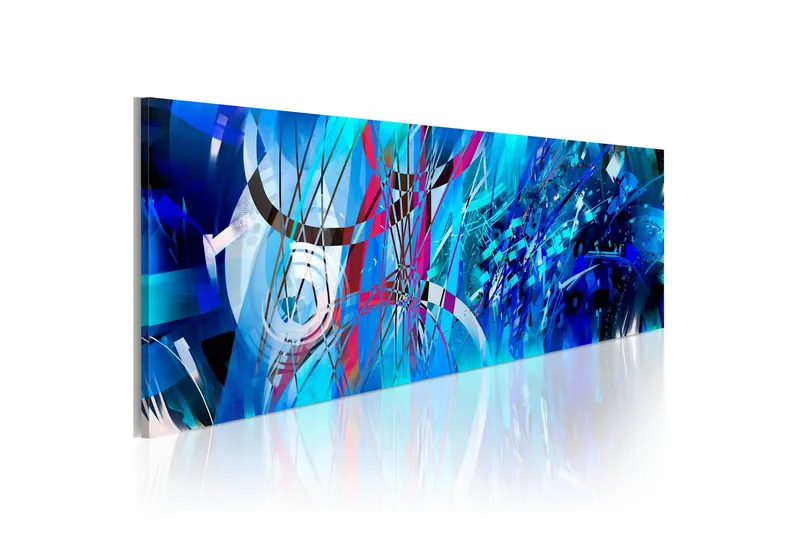 Tavla Turquoise Regn 120x40 - Artgeist sp. z o. o. — Artgeist sp. z o. o.