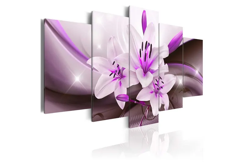 Tavla Violet Desert Lily 200x100 - Artgeist sp. z o. o. — Artgeist sp. z o. o.