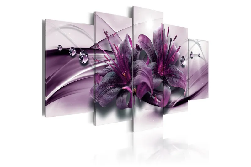 Tavla Violet Lily 100x50 - Artgeist sp. z o. o. — Artgeist sp. z o. o.