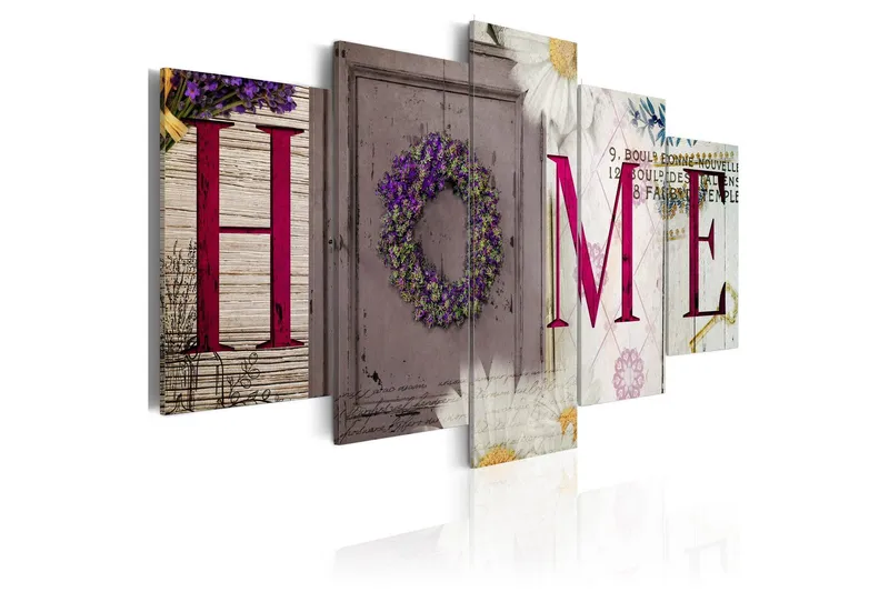 Tavla Welcome Home 100x50 - Artgeist sp. z o. o. — Artgeist sp. z o. o.