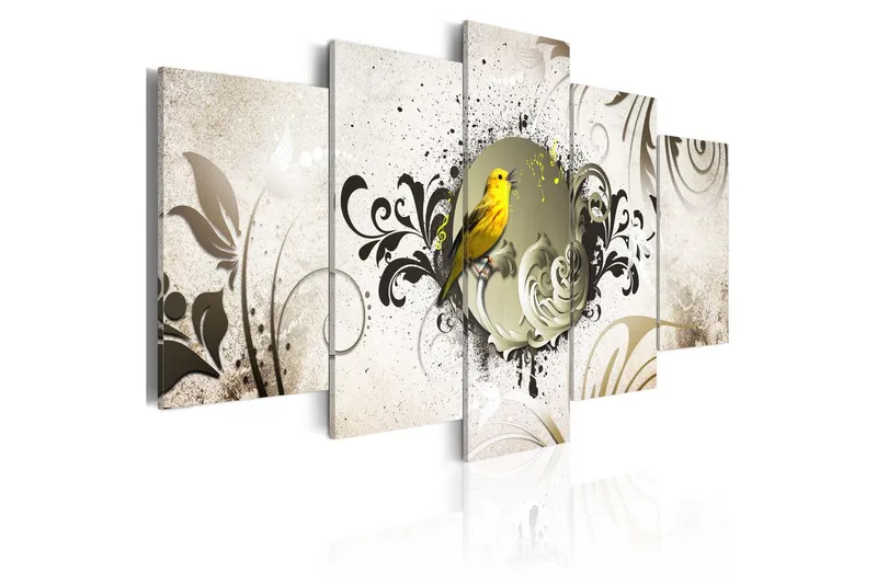 Tavla Yellow Bird 100x50 - Artgeist sp. z o. o. — Artgeist sp. z o. o.