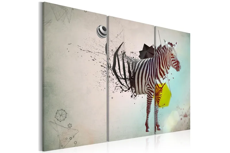 Tavla zebra abstrakt 90x60 - Artgeist sp. z o. o. — Artgeist sp. z o. o.