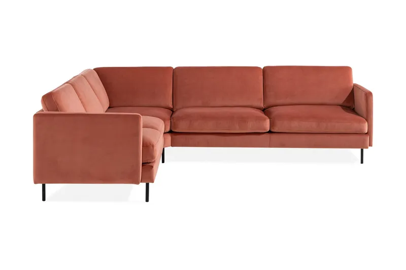 Teodin Hörnsoffa Sammet - Rosa — Rosa