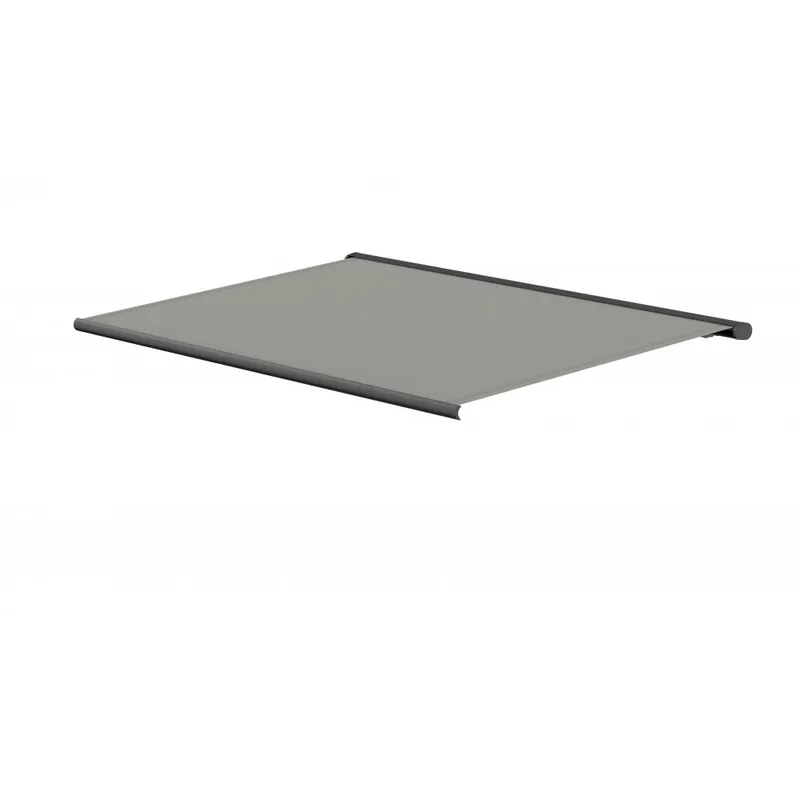 Terrassmarkis helkassett 5x3m | Motor & fjärrkontroll | Ljus grå — Lyfco