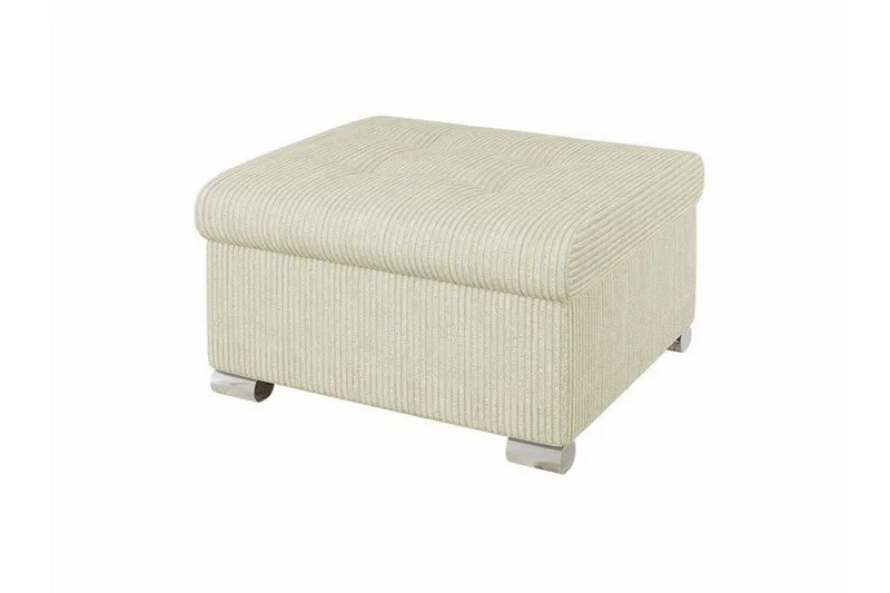Trefor Fotpall 68 cm - Cream — Cream