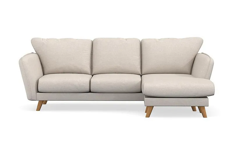 Trend Lyx 3-sits Högervänd L-formad Divansoffa i Tyg - Beige (Art.nr 1522775) — Beige