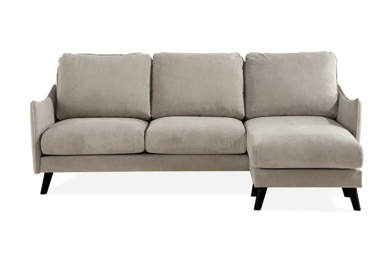 Trend Lyx 3-sits Högervänd L-formad Divansoffa i Tyg - Beige (Art.nr 665263) — Beige