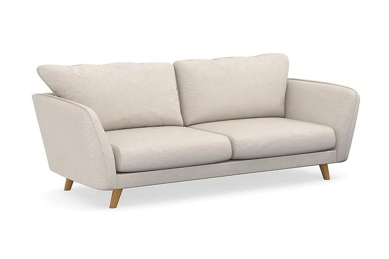 Trend Lyx 3-sits Tygsoffa - Beige (Art.nr 1522716) — Beige