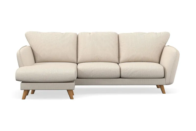 Trend Lyx 3-sits Vänstervänd L-formad Divansoffa i Manchester - Beige (Art.nr 1522710) — Beige
