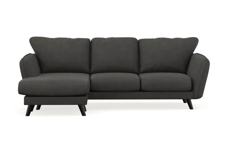 Trend Lyx 3-sits Vänstervänd L-formad Divansoffa i Manchester - Mörkgrå (Art.nr 1522470) — Mörkgrå