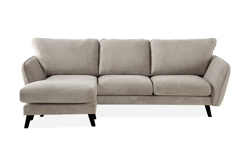 Trend Lyx 3-sits Vänstervänd L-formad Divansoffa i Tyg - Beige (Art.nr 665278) — Beige