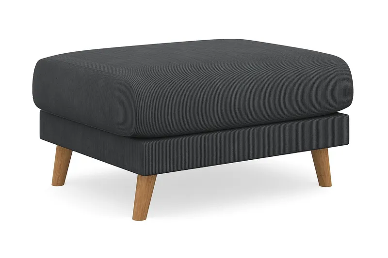 Trend Lyx Fotpall - Mörkgrå/Ek (Art.nr 1522402) — Mörkgrå/Ek