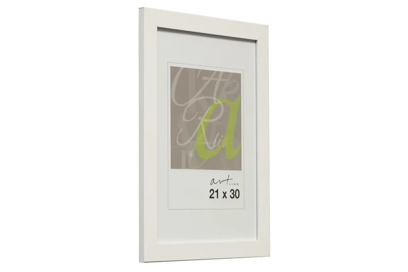 Trendline Tavelram MDF 21x30 cm - Vit — Art Link