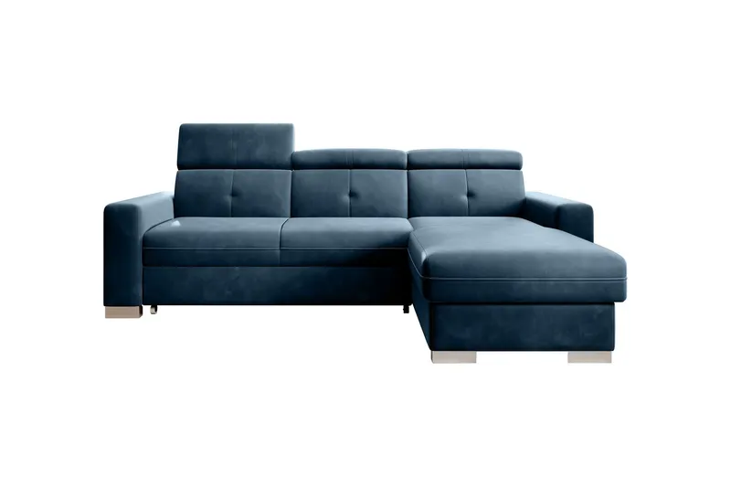 Trent Bäddsoffa m. Divan med Förvaring 3-sits - Mörkblå (Art.nr 1722312) — Mörkblå