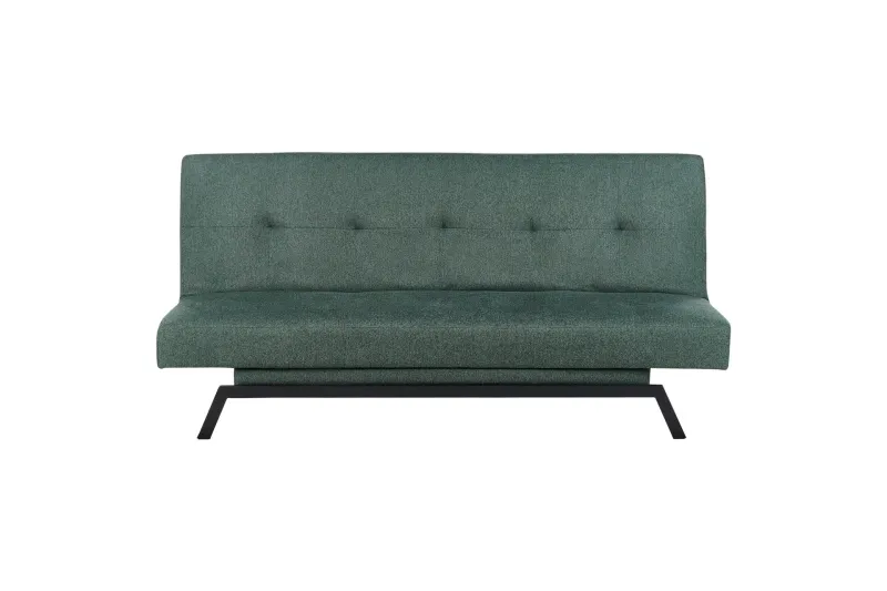 Tripta Bäddsoffa 3-sits - Svart/Grön — Svart/Grön