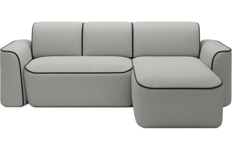 Ume 4-sits Soffa med Divan - Grå (Art.nr 3056936) — Grå