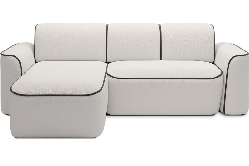 Ume 4-sits Soffa med Divan - Vit (Art.nr 3056911) — Vit