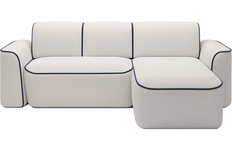 Ume 4-sits Soffa med Divan - Vit (Art.nr 3056920) — Vit