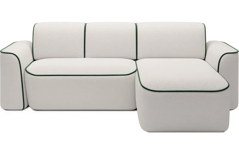 Ume 4-sits Soffa med Divan - Vit (Art.nr 3056939) — Vit