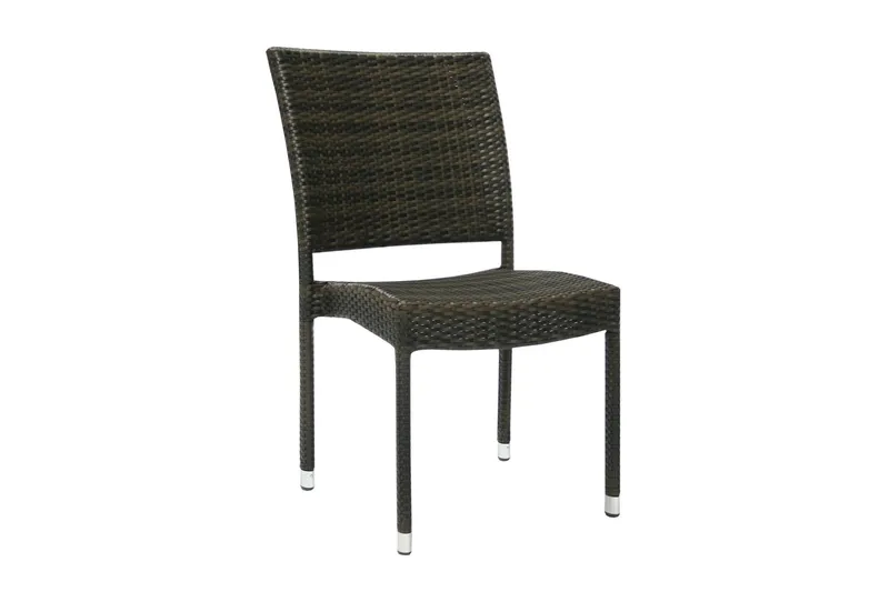 Utestol WICKER-3 60x495xH925cm färg: mörkbrun