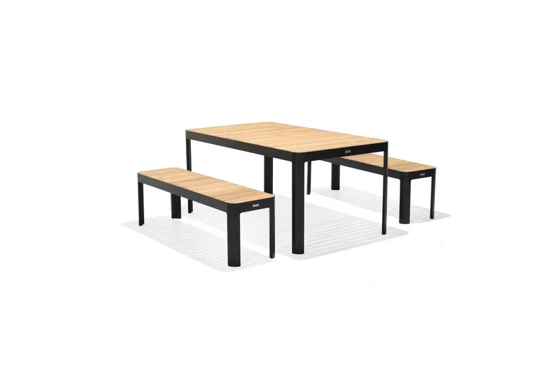Utomhusmöbelgrupp Lifestyle Garden Portals 161 cm 2 bänkar - 2 bänkar — Lifestyle Garden