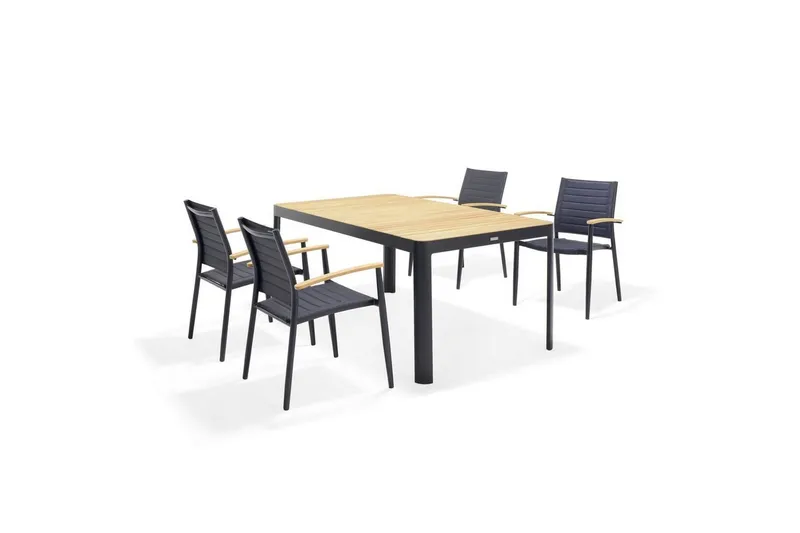 Utomhusmöbelgrupp Lifestyle Garden Portals 161 cm 4 lite carverstolar - 4 lite carverstolar — Lifestyle Garden