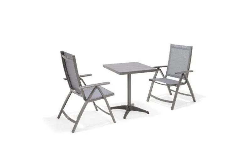 Utomhusmöbelgrupp Lifestyle Garden Solana bistro bord + 2 x pos. fotölj — Lifestyle Garden
