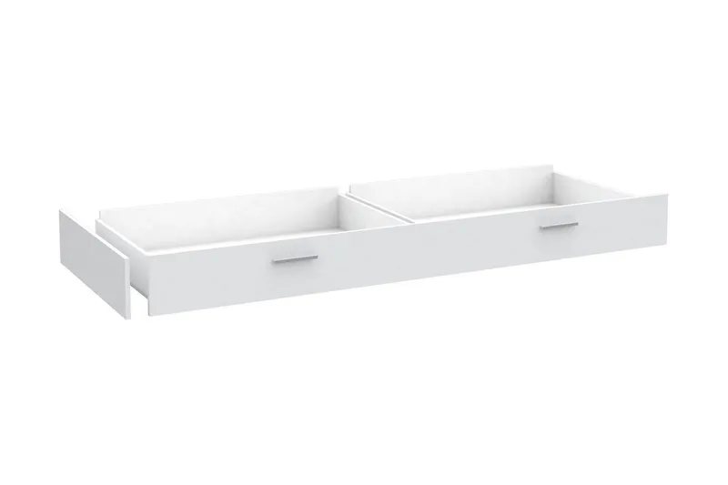Uzayr Byrå med Hjul 200x19 cm - Vit (Art.nr 741374) — Vit
