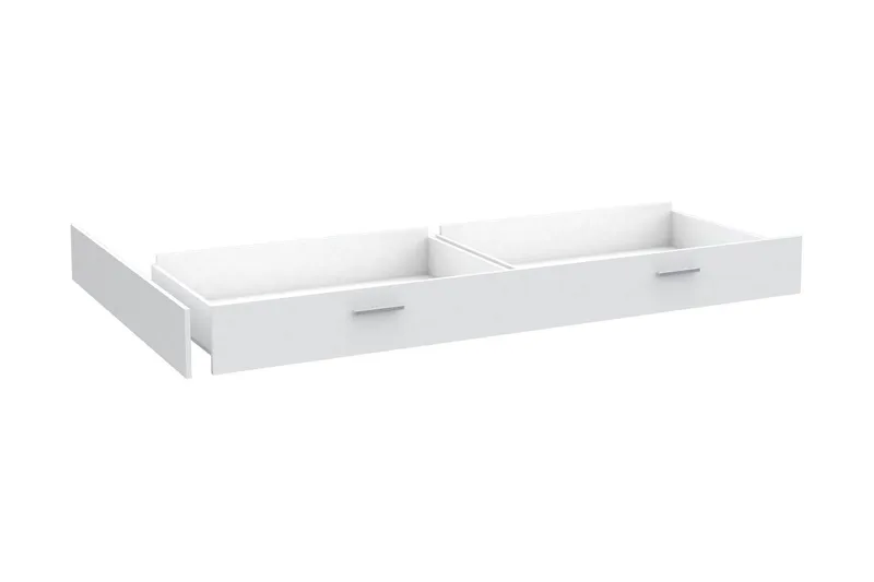 Uzayr Byrå med Hjul 200x19 cm - Vit (Art.nr 741341) — Vit