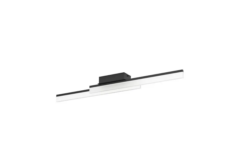 Vägg-/Taklampa Eglo Palmital Svart Satinerad - Silver/Svart — Eglo