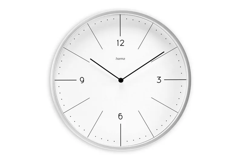 Väggklocka Hama Sardinia 30 cm Grå - Vit — Hama