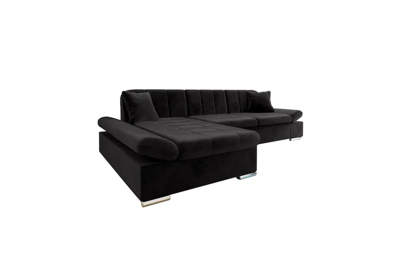 Vananda Soffa med Divan 3-sits - Svart (Art.nr 3116324) — Svart