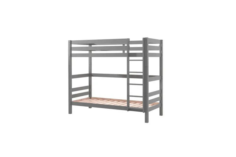 Våningssäng Pino Set med 2 Lådor Grå, 180 cm - Grå, 180 cm — Grå, 180 cm