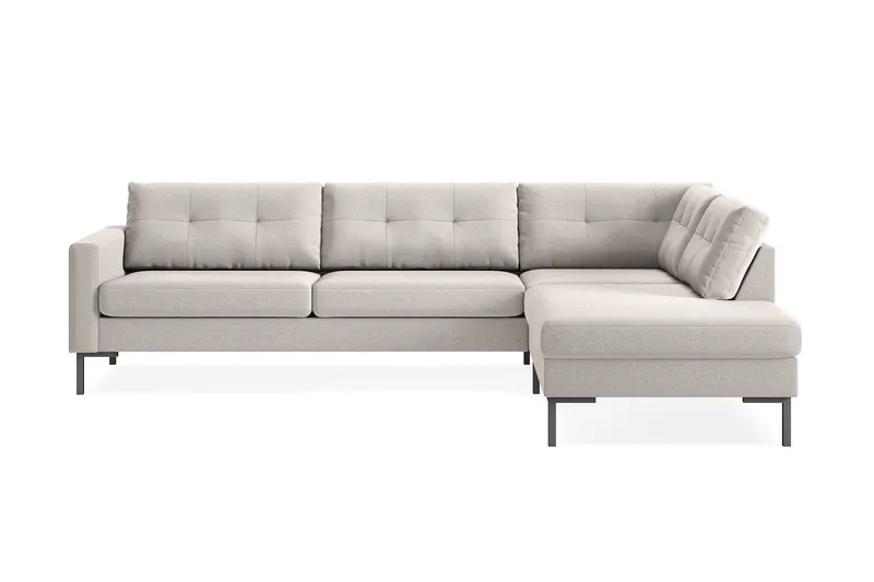 Vanlig Soffa med schäslong utan divan Scandinavian Choice Frillestad 4-sits Soffa med Schäslong Beige Right-faced — Scandinavian Choice
