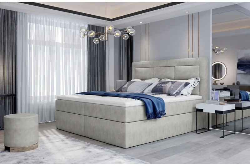 Vivera Sängpaket 140x200 cm - Beige (Art.nr 1026286) — Beige