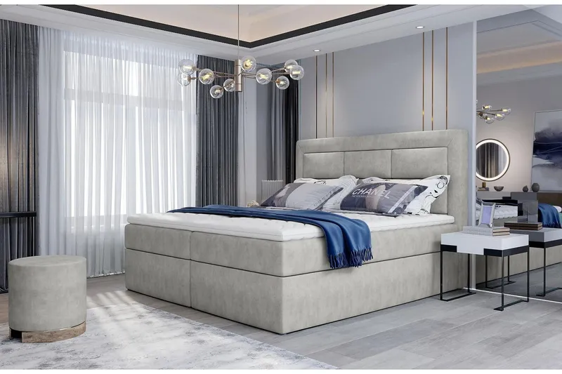Vivera Sängpaket 160x200 cm - Beige (Art.nr 1026042) — Beige