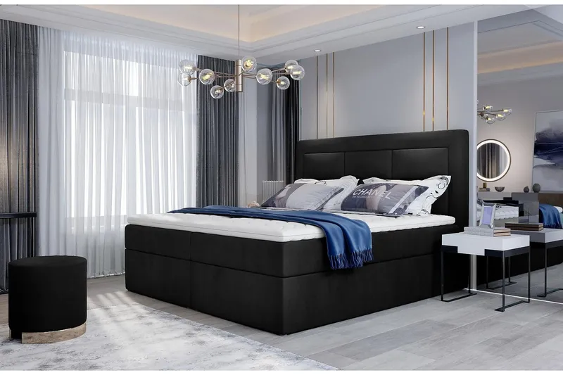 Vivera Sängpaket 180x200 cm - Svart (Art.nr 1026666) — Svart