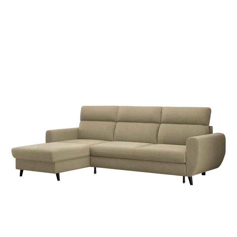 Vylon 3-sits Bäddsoffa med divan - Beige (Art.nr 3433785) — Beige