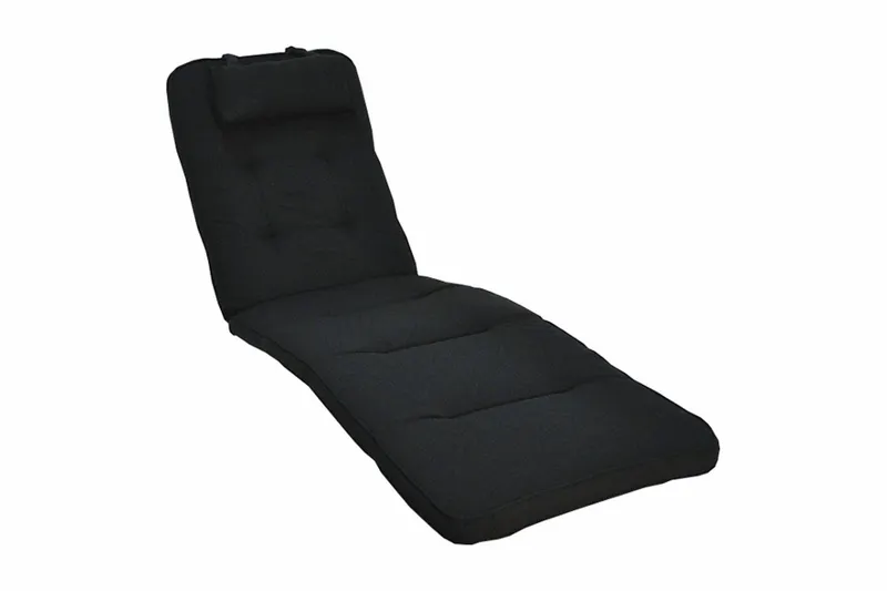 Woodline Solsängsdyna med nackkudde Fritab Black — Fritab