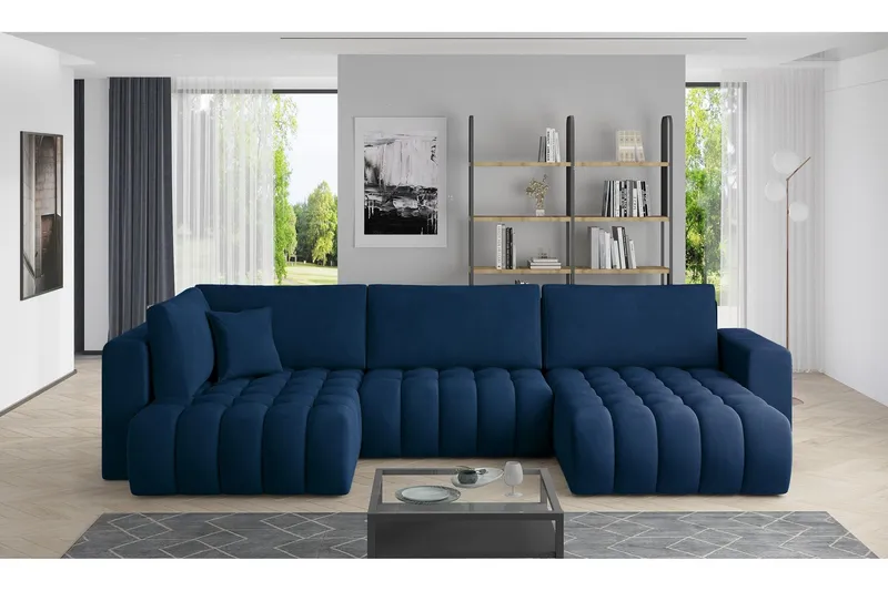 Yorktown U-bäddsoffa Divan Höger - Mörkgrå (Art.nr 1437836) — Mörkgrå
