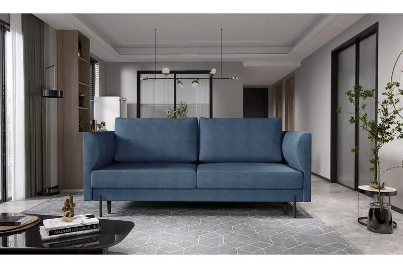 Zerlo 3-sits Soffa - Blå (Art.nr 1437887) — Blå