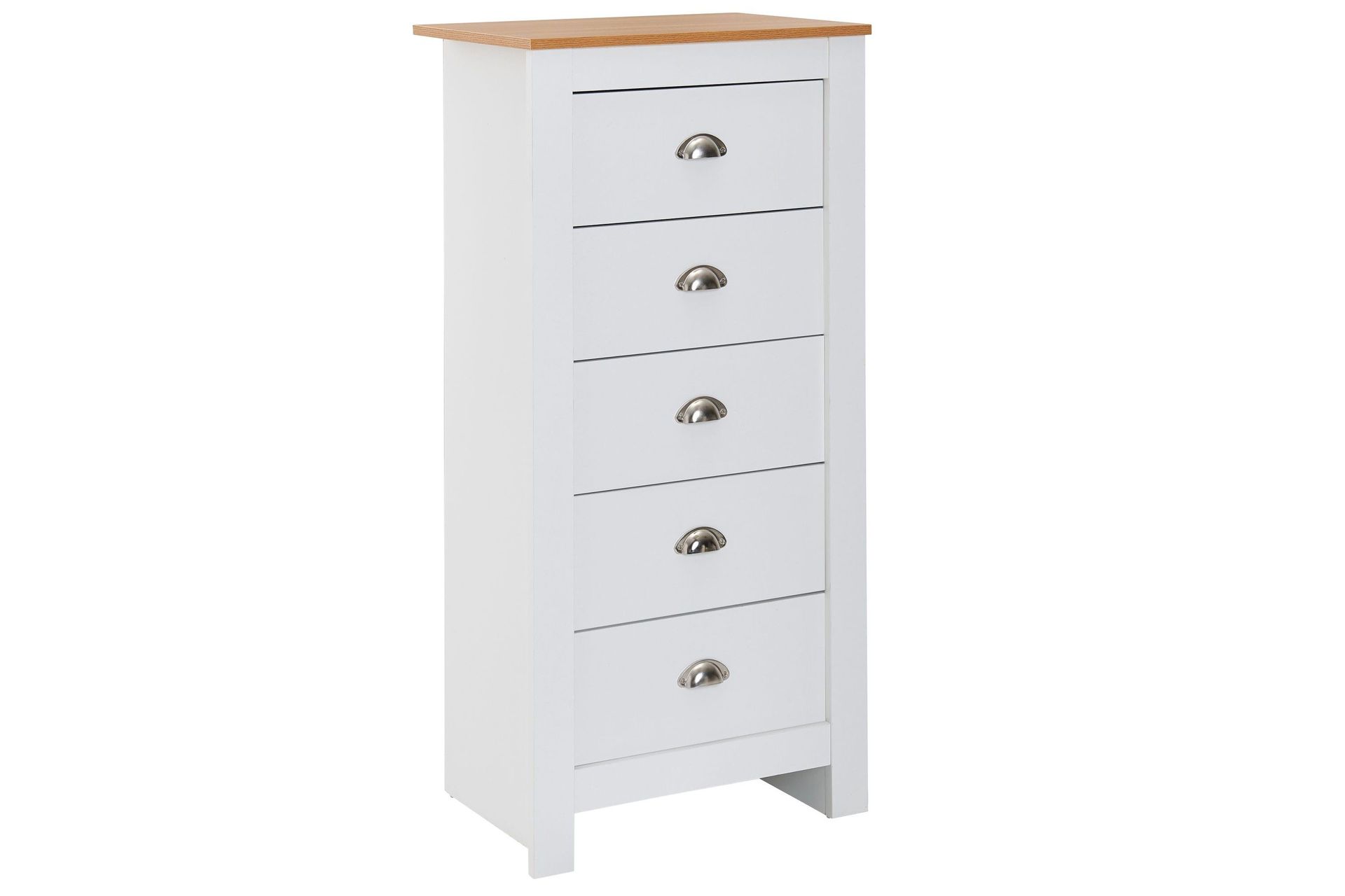 Seddik Sideboard 39 cm Rektangulär - Vit/Natur — Chilli