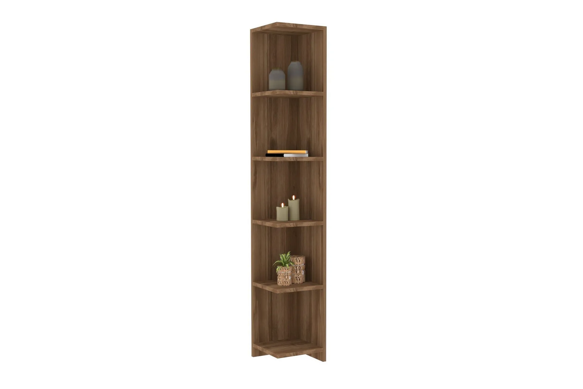 Andifli Bokhylla 25x160 cm - Brun — Chilli
