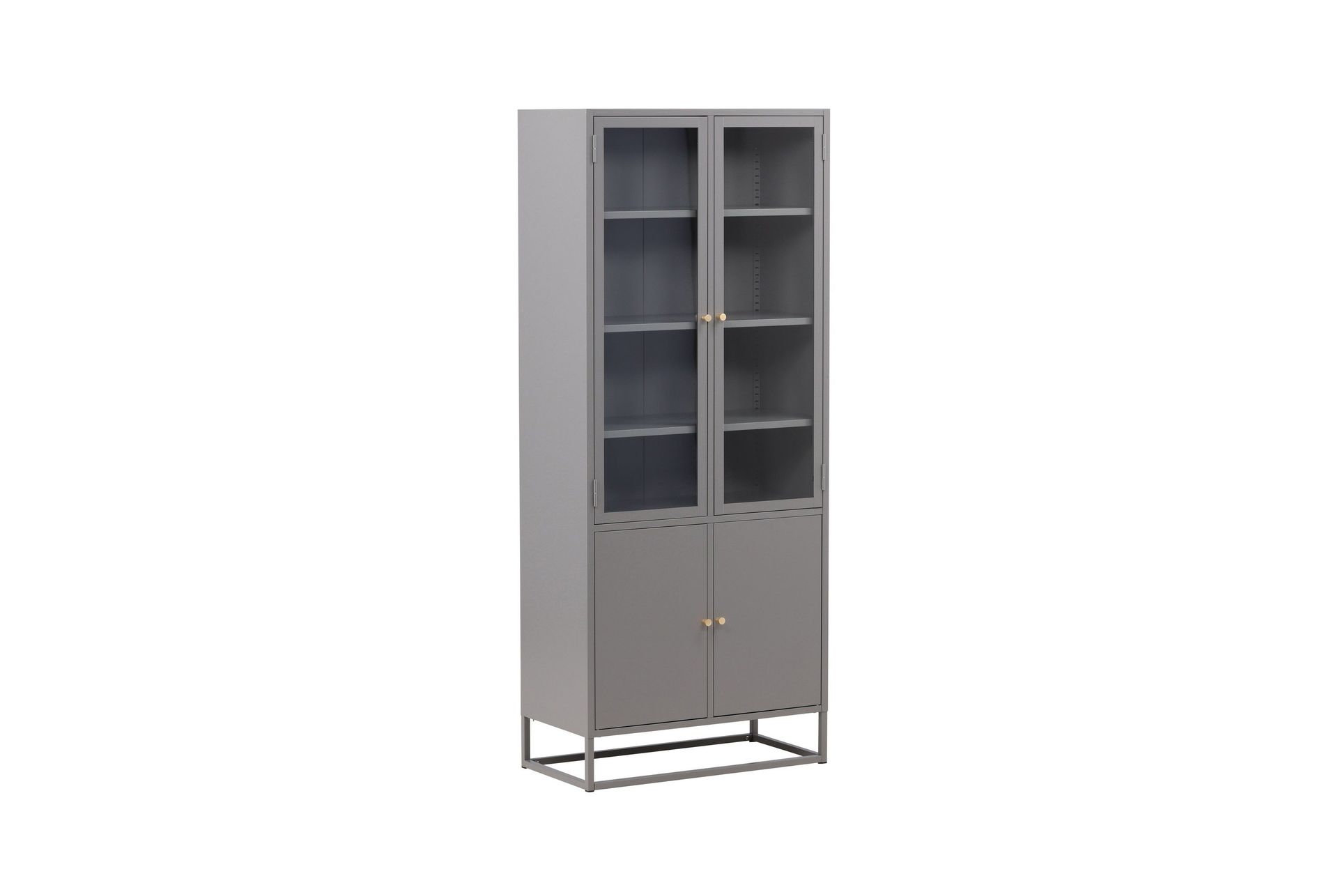 Bakal Bokhylla 80x40,5x190 cm - Ljusgrå — Venture Home