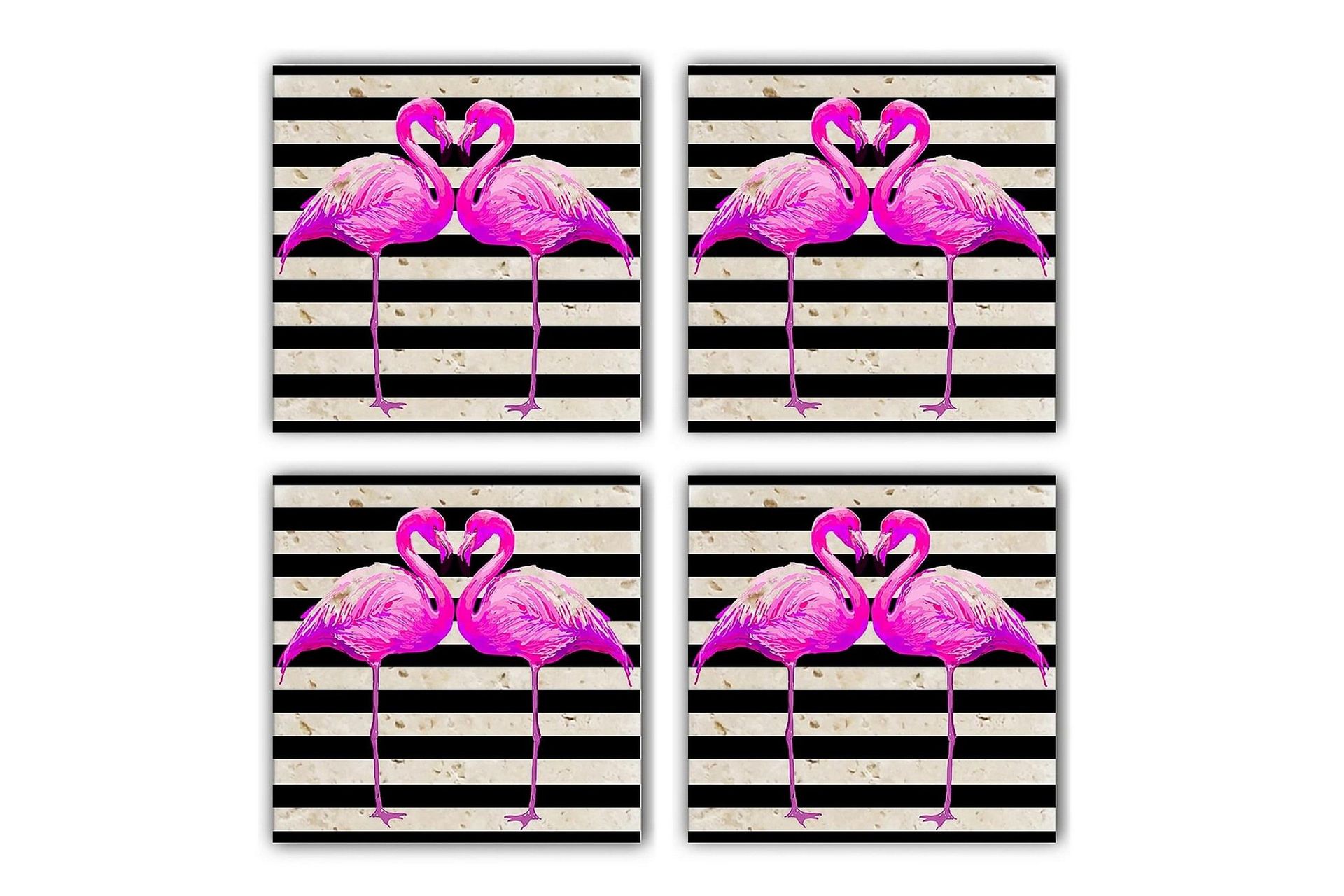 Glasunderlägg 4-pack - Flerfärgad (Art.nr 1006476) — Chilli