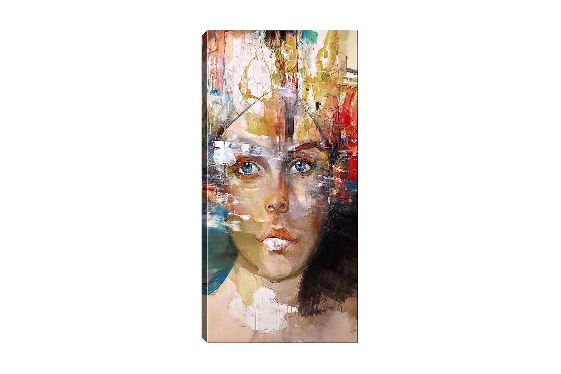 Canvastavla DKY People Flerfärgad - 50x120 cm (Art.nr 1183992) — Chilli