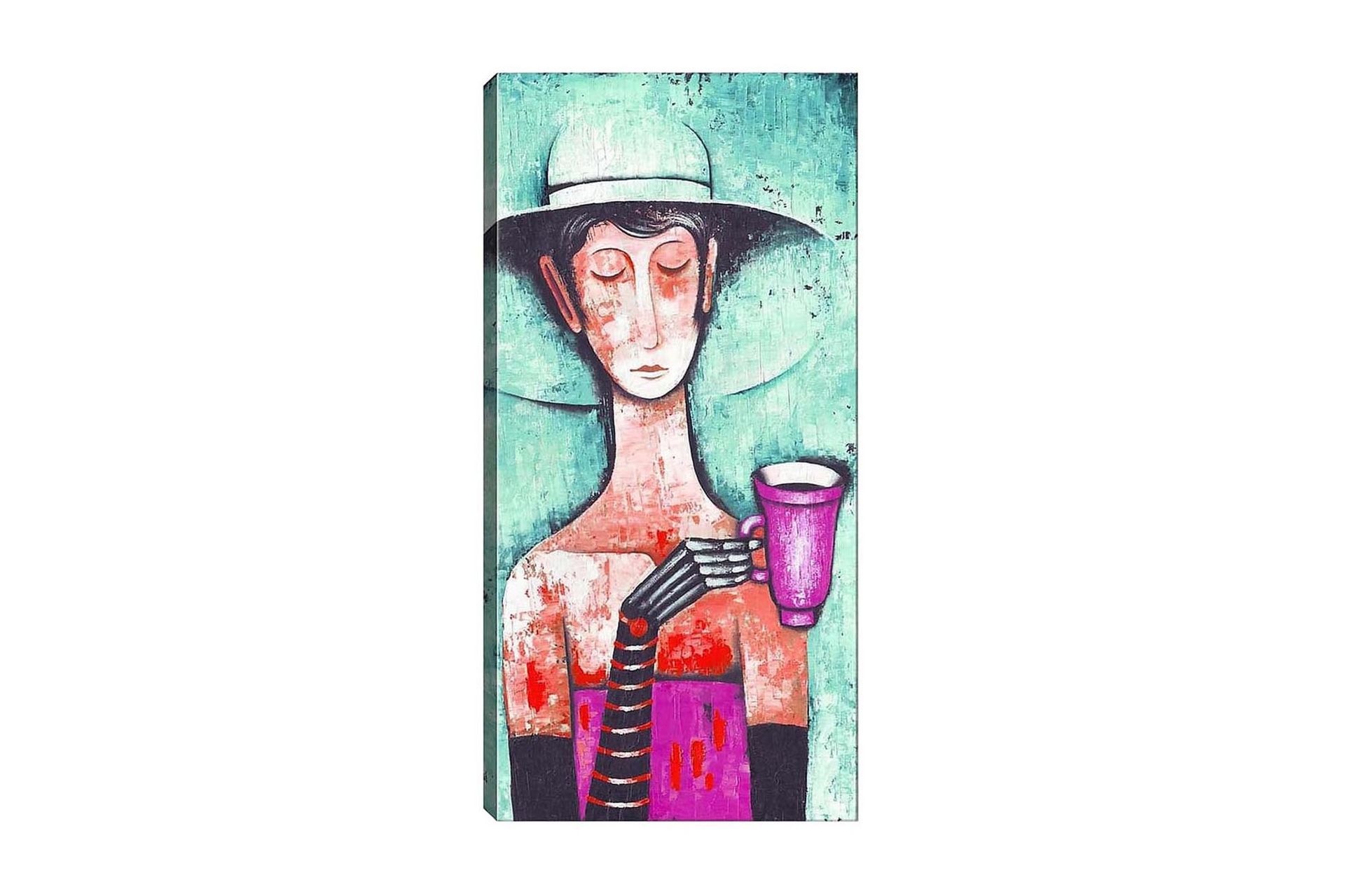 Canvastavla DKY People Flerfärgad - 50x120 cm (Art.nr 1184473) — Chilli