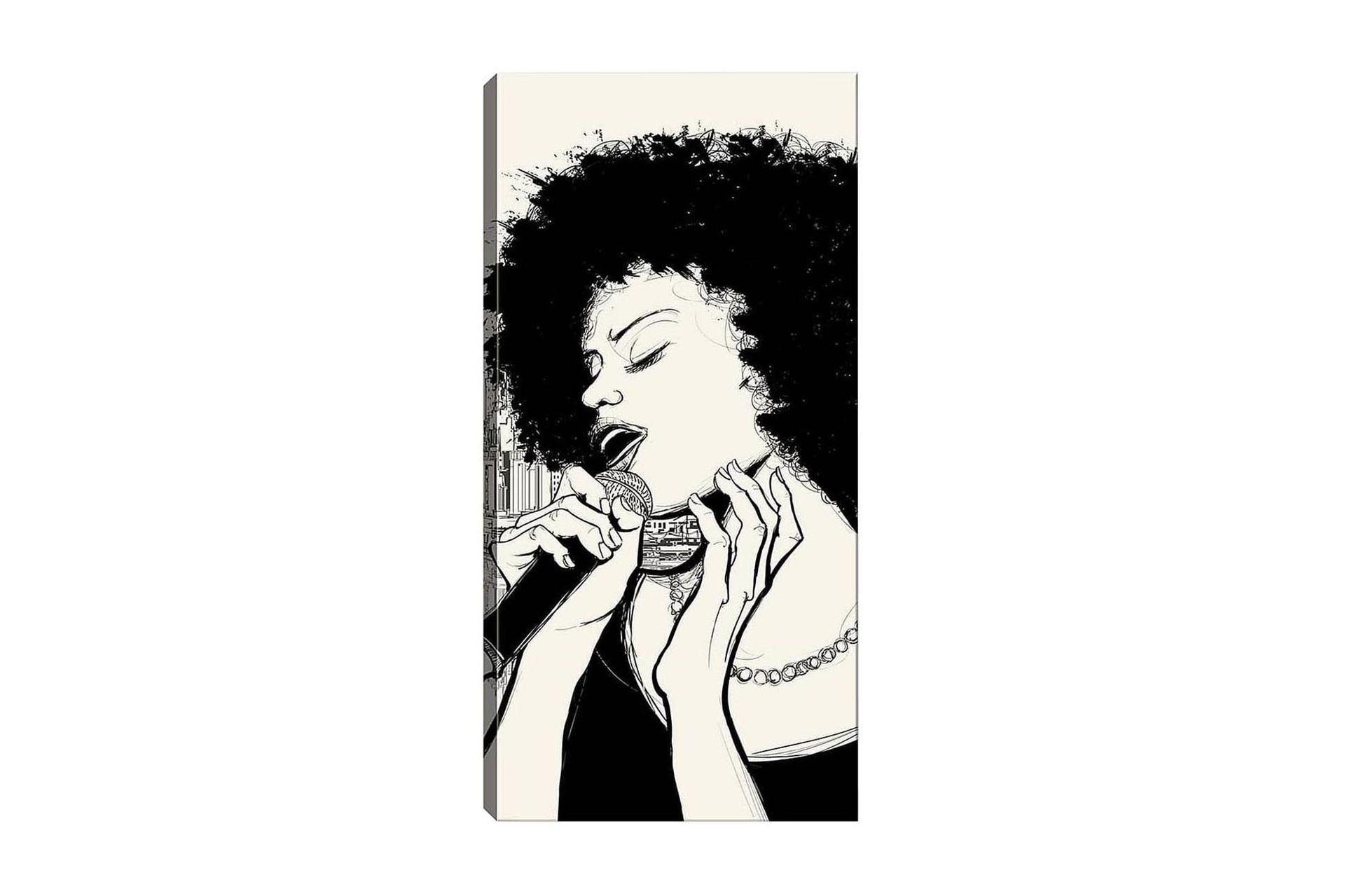 Canvastavla DKY People Flerfärgad - 50x120 cm (Art.nr 1184378) — Chilli